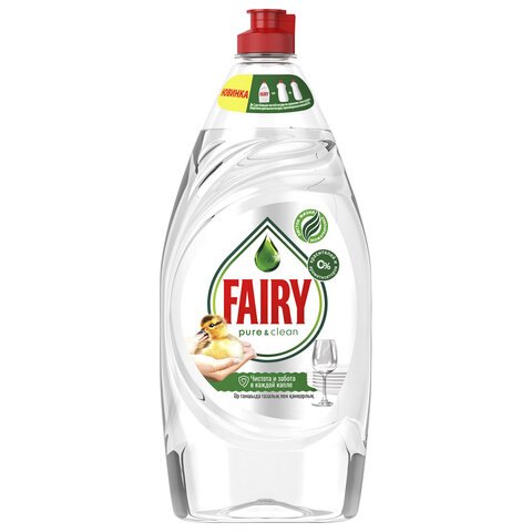 превью Средство для мытья посуды 900 мл FAIRY «Pure & Clean»