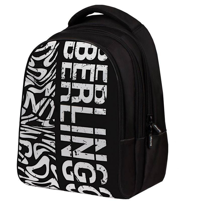 превью Рюкзак Berlingo inStyle «Monochrome» 41×27×20см, 3 отделения, 1 карман, эргономичная спинка