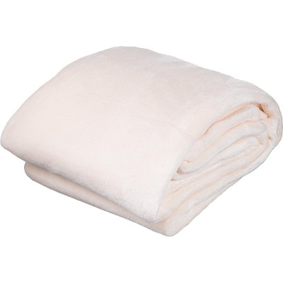 Плед микрофибра Luscan, бежевый 200×220