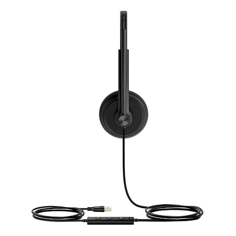 Гарнитура головная Yealink UH34 Lite Dual UC Дуо, Проводная, HD звук, USB