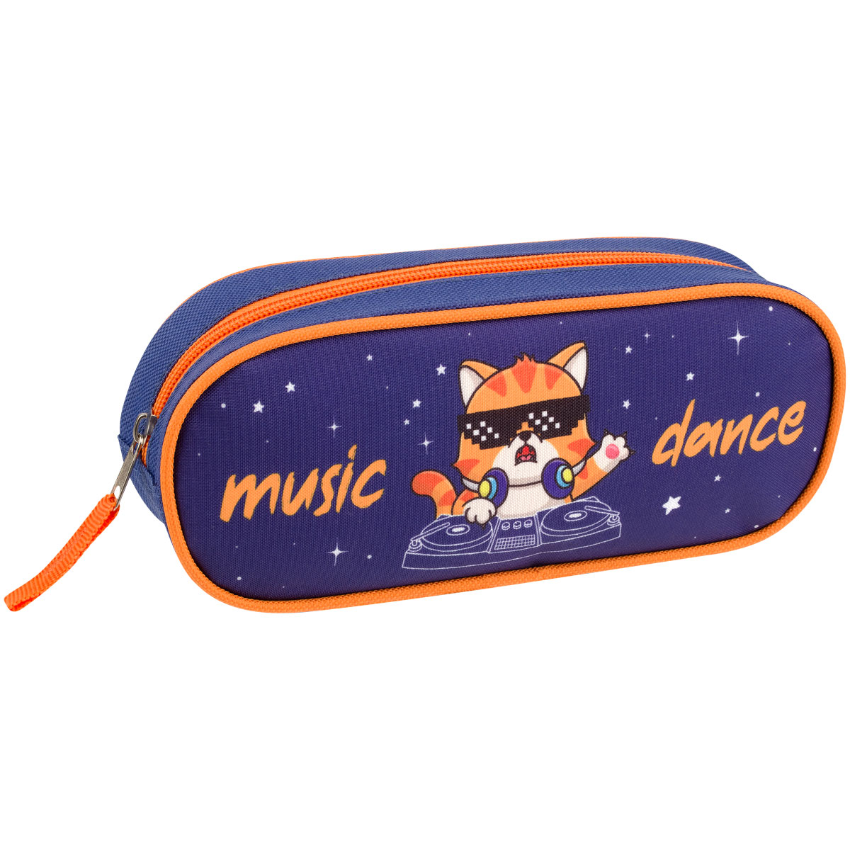 превью Пенал 210×80×45 ArtSpace «Music Cat», полиэстер