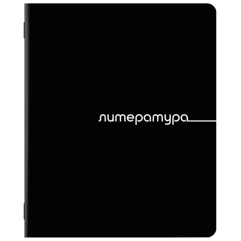 Тетради предметные, КОМПЛЕКТ 5 ПРЕДМЕТОВ, 48 л., обложка картон, BRAUBERG «BLACK»