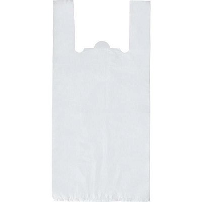 Пакет-майка ПНД прозрачный 9 мкм (24+12×44 см, 70 штук в упаковке)