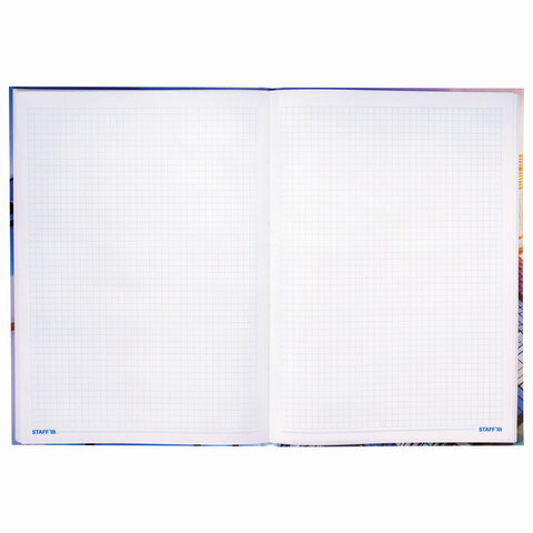 Блокнот БОЛЬШОЙ ФОРМАТ (215×295 мм) А4, 80 л., твердый, клетка, STAFF, «City», 111596