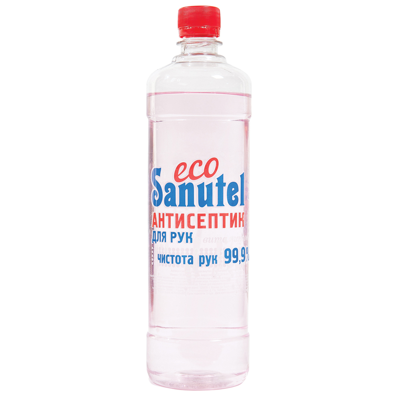превью Жидкость антисептическая для рук EcoSanutel, с витамином Е, 1л