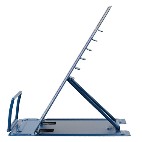 Подставка для книг и учебников BRAUBERG KIDS mini «Deep Space» с таблицей умножения, регулируемый угол наклона, металлическая