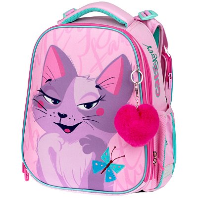 Ранец Berlingo Expert «Princess cat» 37×28×16см, 2 отделения, 2 кармана, анатомическая спинка