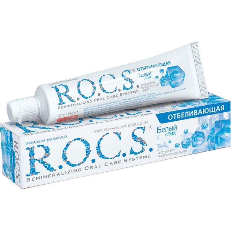 превью Зубная паста R. O. C. S. отбеливающая 74 г