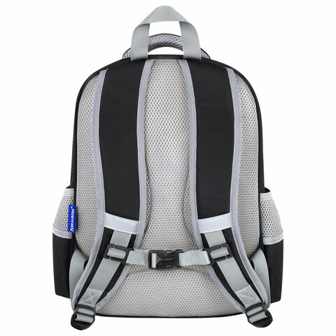 Рюкзак BRAUBERG SNAP, 2 отделения, 3 кармана, «Original black», 39×28х16 см