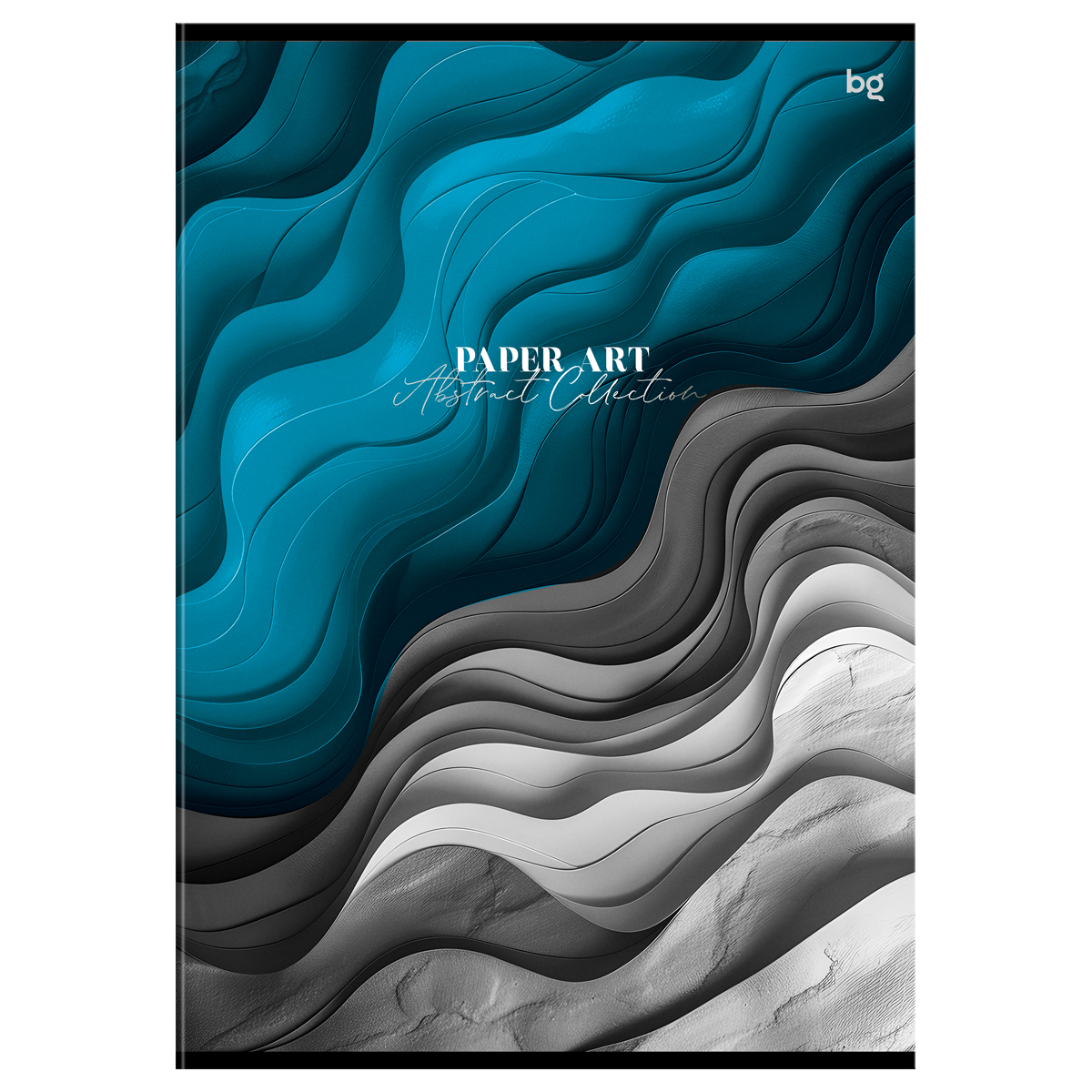 Тетрадь 96л., А4, клетка BG «Paper art», матовая ламинация