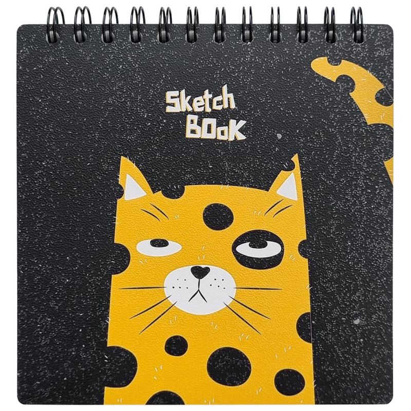 Альбом для рисования Be Smart 172×172 мм,40л, спир,190г, Silly N3288