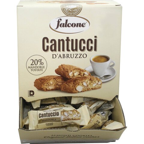 превью Печенье сахарное FALCONE «Cantucci» с миндалем, 1 кг (125 шт. по 8 г), в коробке Office-box