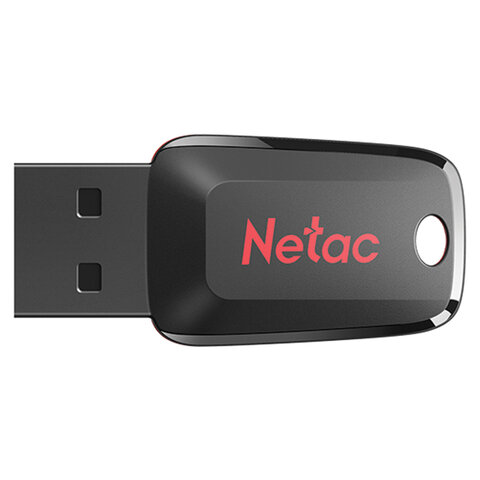 Флеш-диск 16GB NETAC U197, USB 2.0, черный-20BK