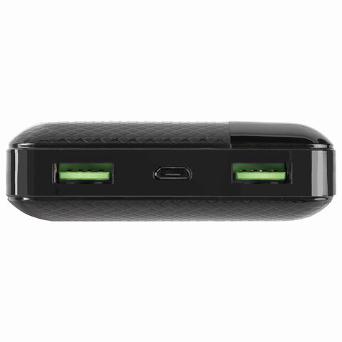Аккумулятор внешний 20000 mAh SONNEN POWERBANK Q60P БЫСТРАЯ ЗАРЯДКА, 2USB, литий-полимерный