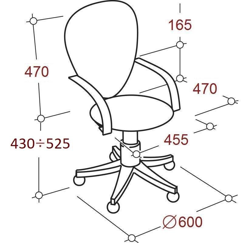 Кресло офисное Easy Chair 304 черное (искусственная кожа/сетка/хромированный металл)