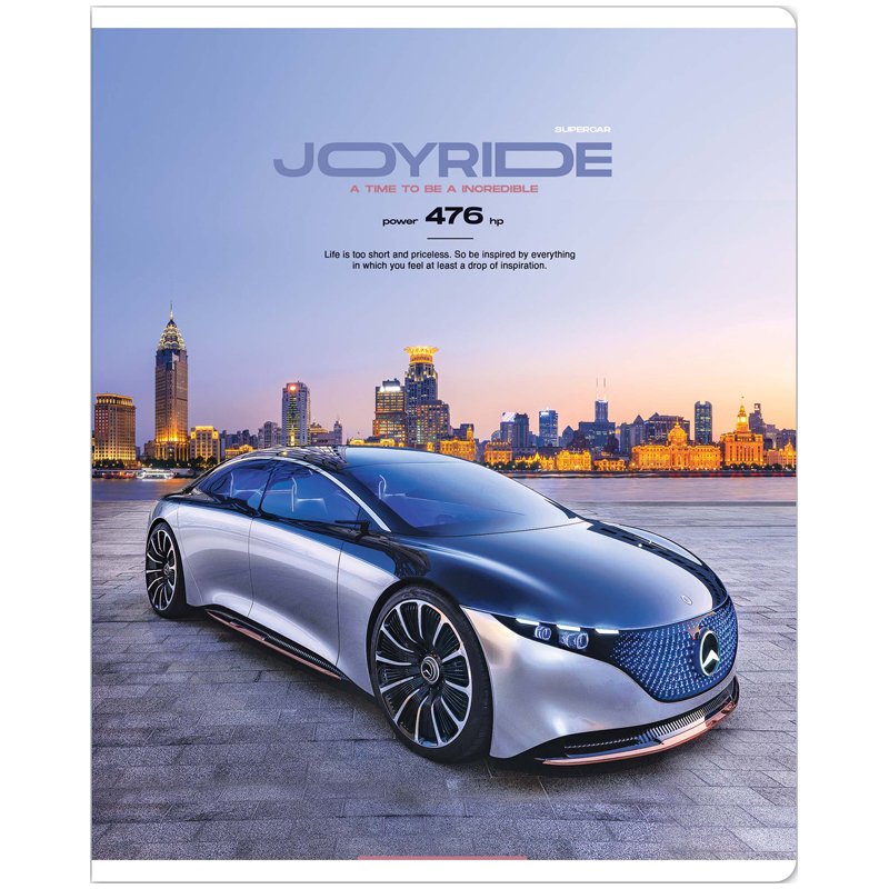 Тетрадь 80л., А5 клетка ArtSpace. «Авто. Enjoy the ride»