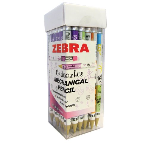 Карандаш механический ZEBRA «Fun», корпус цветной , ластик, 0.7 мм