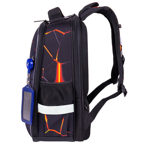 Ранец BRAUBERG FIT, 2 отделения, «Keep out», 38×27х14 см