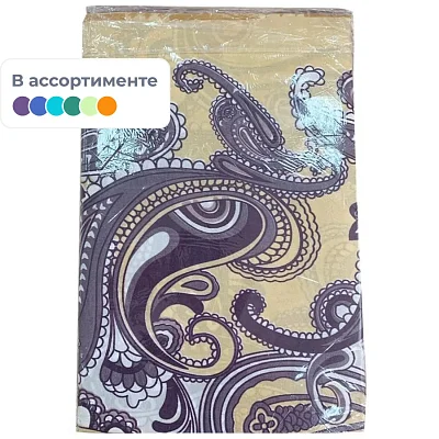 Постельное белье 1.5 сп полиэстр 55гр/м2 (нав. 70×70-1 шт. ), асс, 10кмп/уп