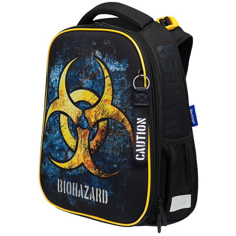 превью Ранец Berlingo Expert Max «Danger» 37×28×16см, 2 отд, анатомическая спинка, дождевик в комплекте