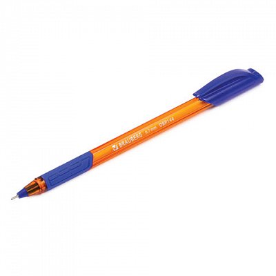 Ручка шариковая масляная BRAUBERG «Extra Glide GT Tone Orange», СИНЯЯ, узел 0.7 мм, линия письма 0.35 мм