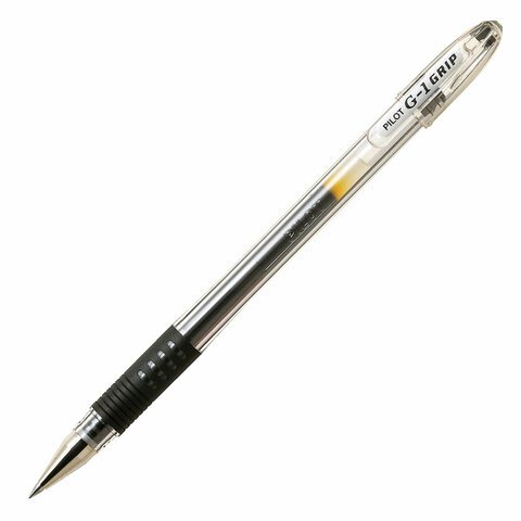 Ручка гелевая PILOT BLGP-G1-5 резин.манжет. черная 0,3мм