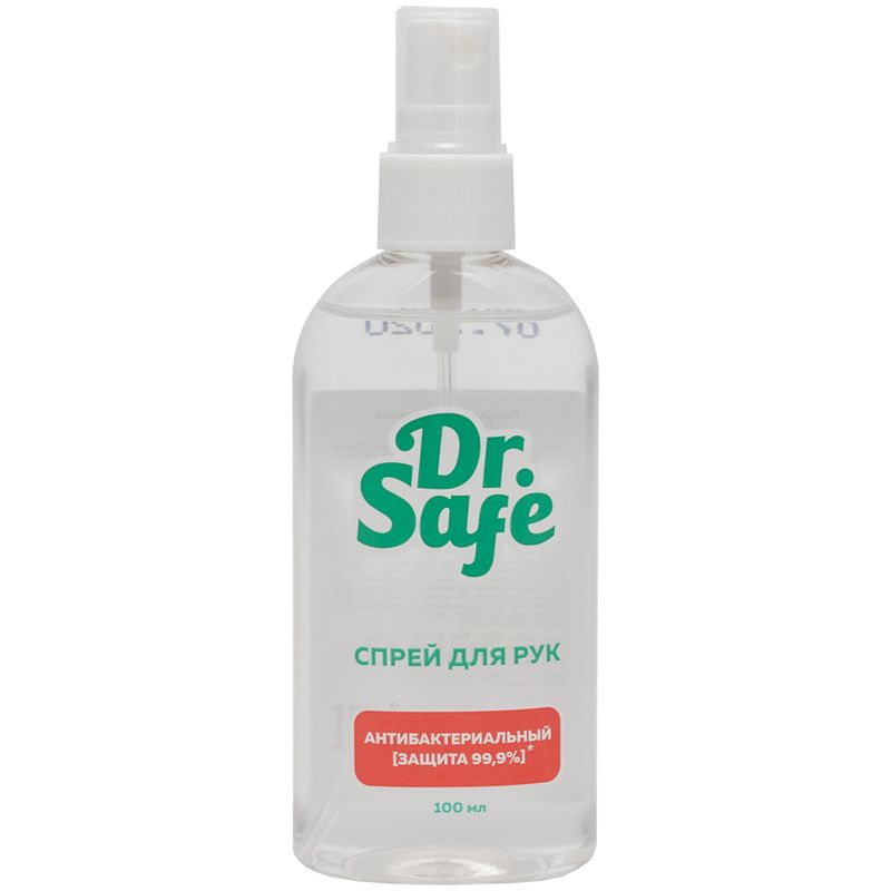 превью Антибактериальный спрей для рук Dr. Safe (антисептик), 100мл, флакон с распылит. 