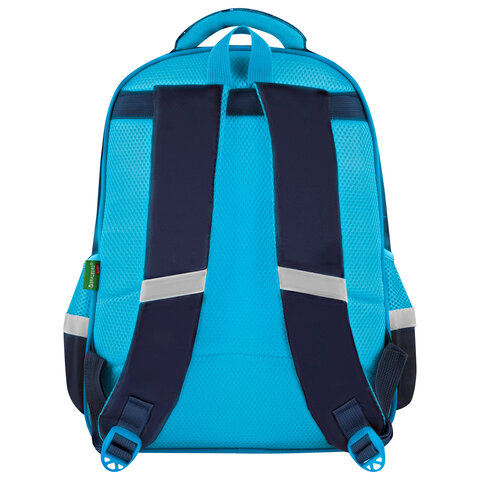 Рюкзак BRAUBERG KIDS FLOSSY, 2 отделения, 3 кармана, «Sky girl», 3D-панель, 40×28х18 см