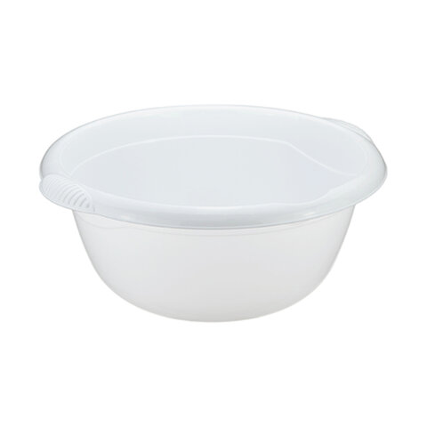 превью Таз 10 л, хозяйственный, круглый, с ручками, пластиковый, 15×40×43 см, цвет красный, IDEA