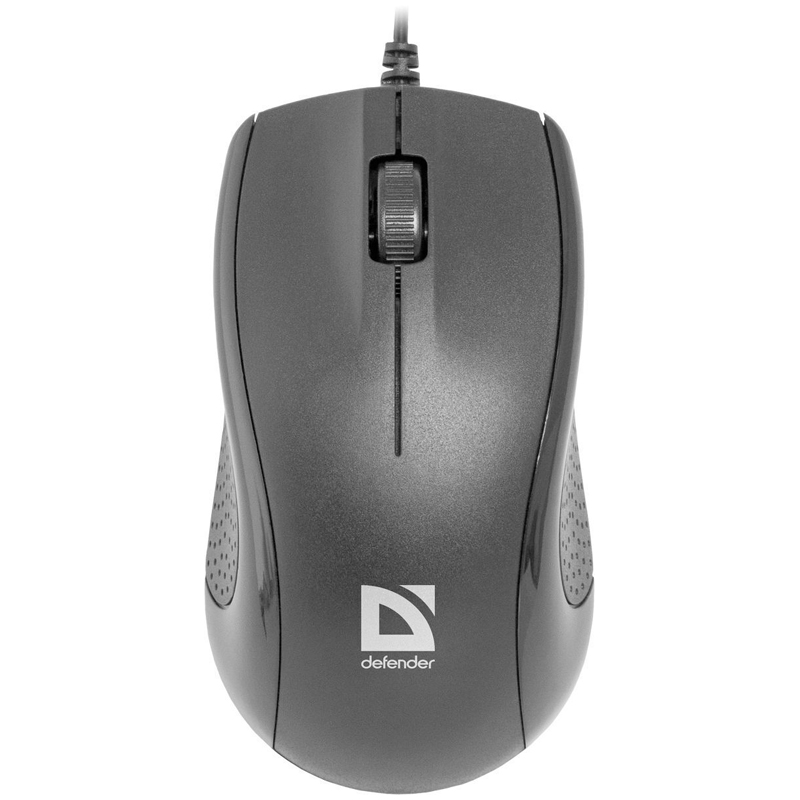 Мышь проводная DEFENDER Optimum MB-160, USB, 2 кнопки + 1 колесо-кнопка, оптическая, черная