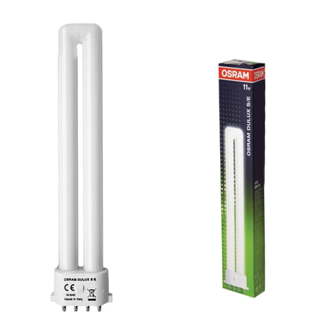 превью Лампа люминесцентная OSRAM DULUX S/E 11W/21-84011 ВтU-образнаяхолодный белый светцоколь 2G7