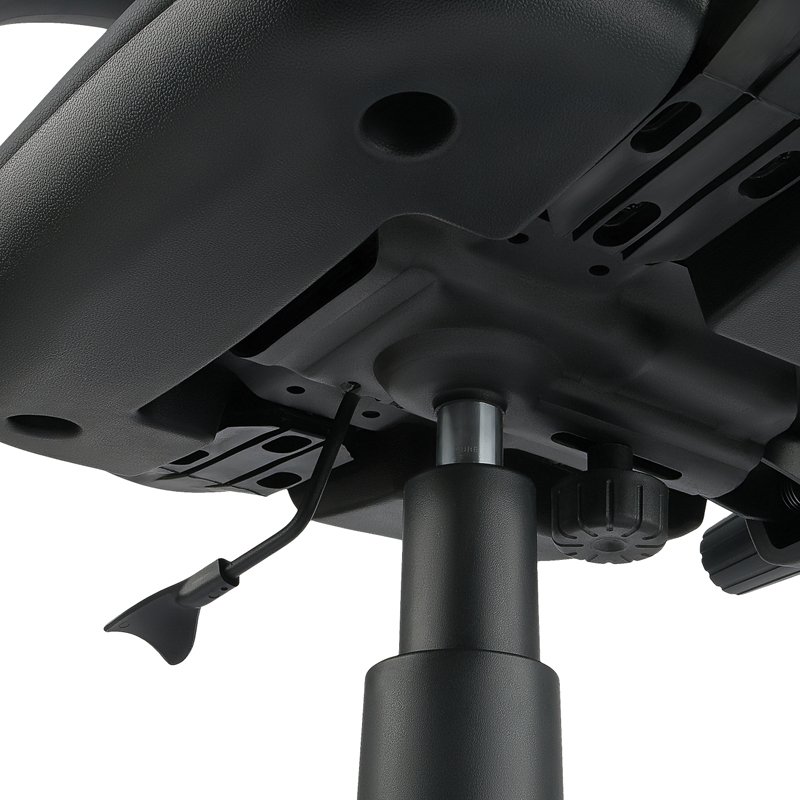 Кресло оператора Helmi HL-M30 «Престиж», кожзам черный