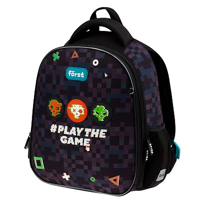 Ранец Först F-Top облегченный «Play the game» 36×28×15см, 2 отделения, 2 кармана, анатомическая спинка