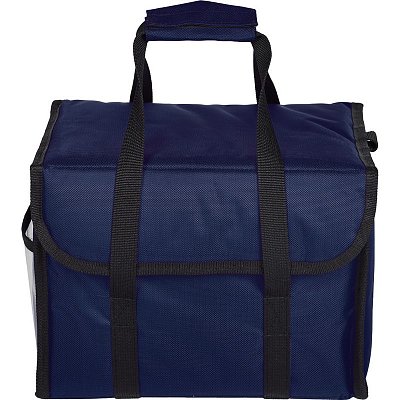 Термосумка для обедов ткань синяя 35×25х25 (22л)