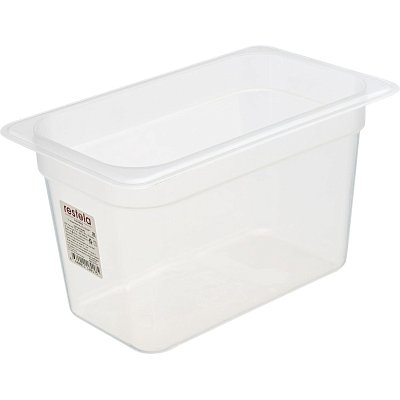 Гастроемкость Restola полипропилен 1/4, 265×162×150 мм прозрачный,422101701