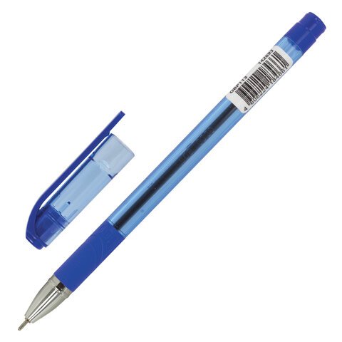 Ручка шариковая масляная с грипом BRAUBERG «Max-Oil Tone», СИНЯЯ, узел 0.7 мм, линия письма 0.35 мм