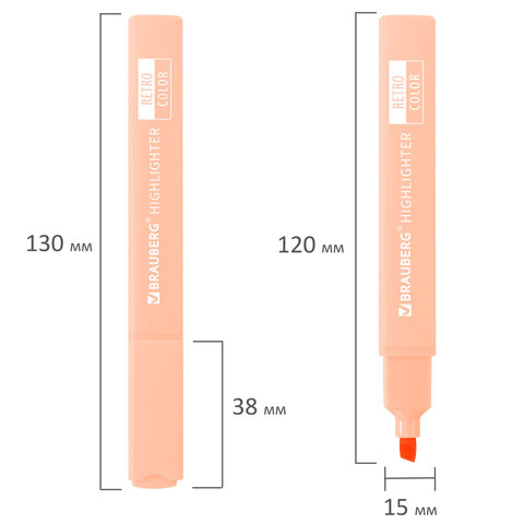 Набор текстовыделителей 30 ЦВЕТОВ BRAUBERG «SUPER MIX», линия 1-5 мм, мягкий скошенный наконечник