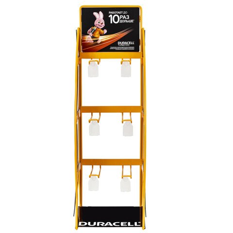 Дисплей для размещения товара настольный DURACELL, 2×3 крючка