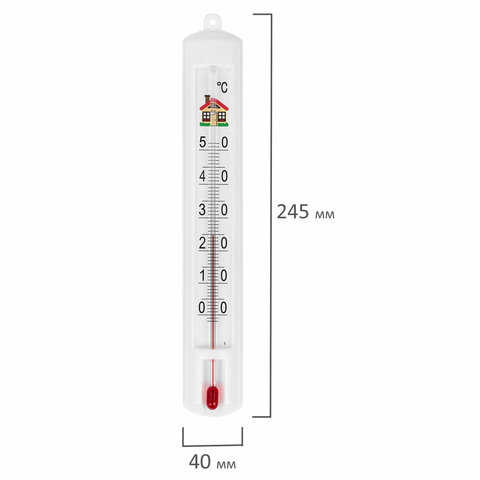 Термометр комнатный, «ДОМИК», диапазон измерения: от 0 до +50 °C, ПТЗ
