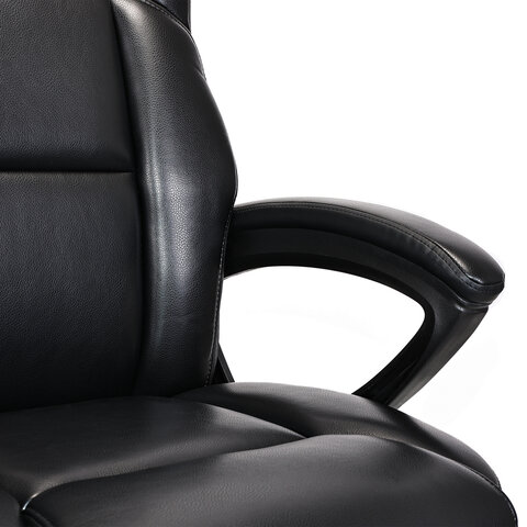 Кресло BRABIX PREMIUM «Oslo EX-549», рециклированная кожа, разборное пятилучие, черное