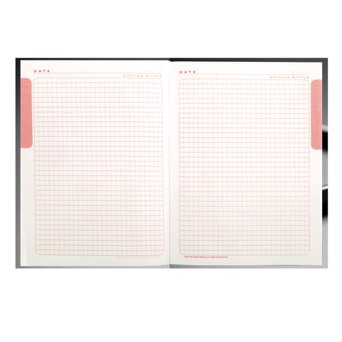 Блокнот 7БЦ, А4, 120 л., обложка ламинированная, 5-цветный блок, HATBER, «Office Book», 205×290 мм, 120ББ4В1 07971