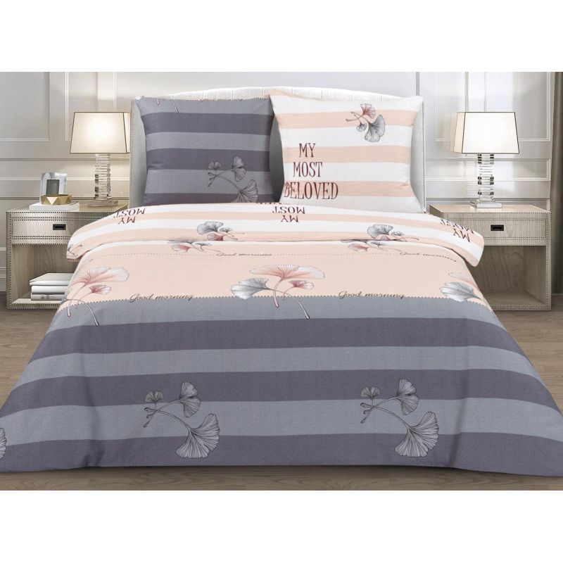 Постельное белье 2сп бязь 120г/м2 (нав.50×70-2шт) Настроение