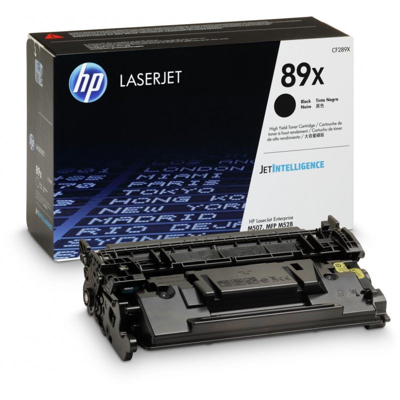 Тонер-картридж HP 89X CF289X черный повышенной емкости оригинальный
