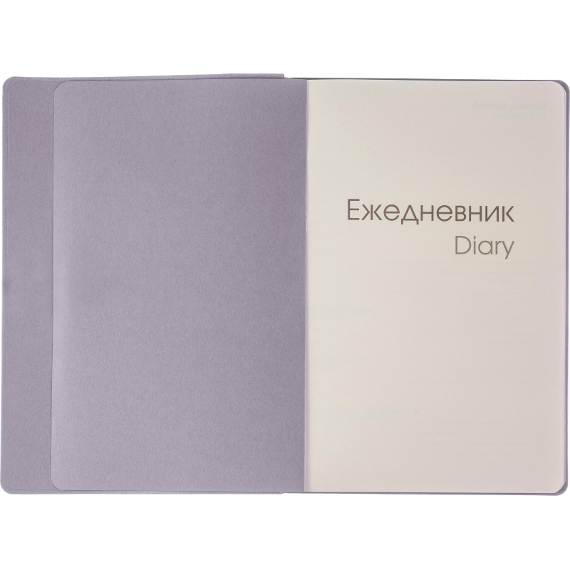 Ежедневник недатированный А5 136л SOFT TOUCH интегр. лавандов ЕКСТ52213603