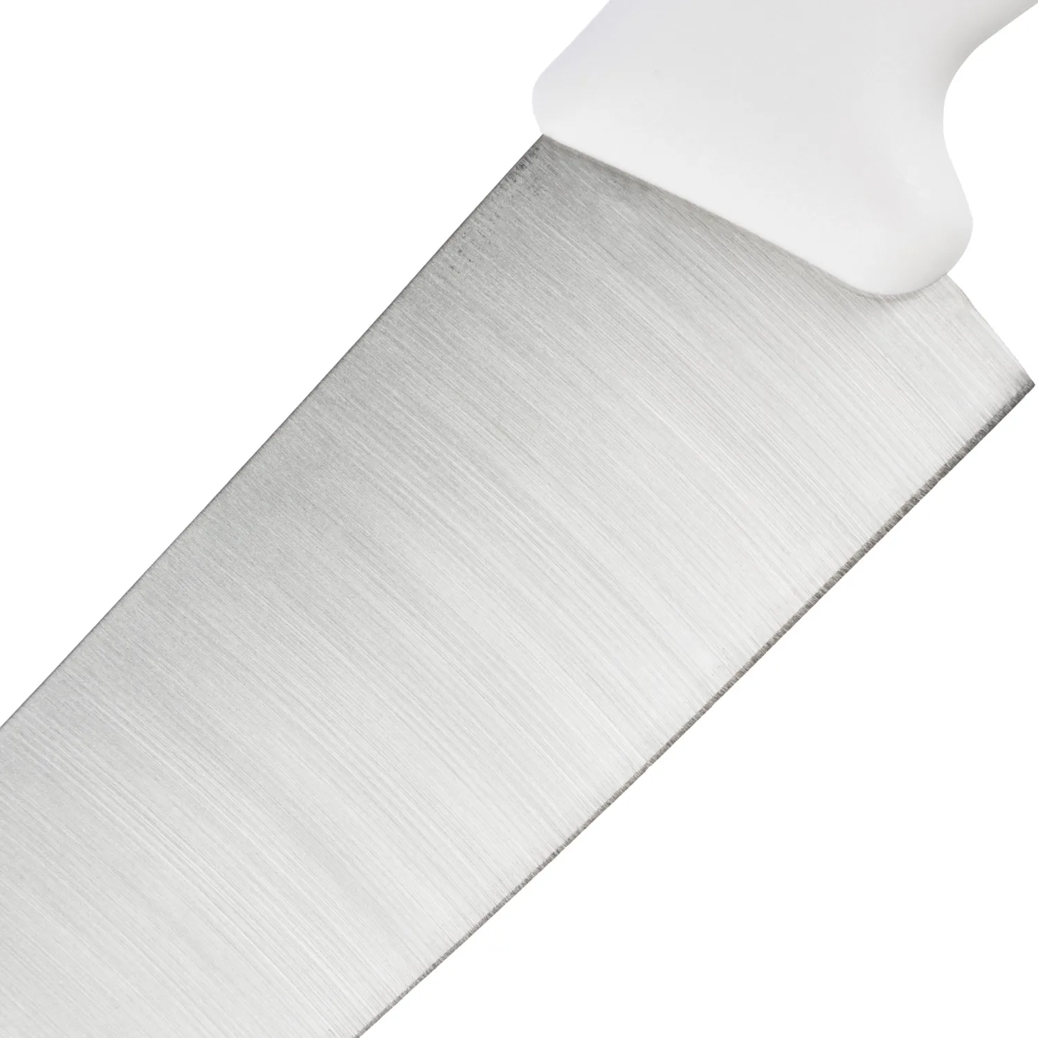 Нож поварской лез 254 мм толщ 2 мм 3Cr13 белая пластиковая ручка