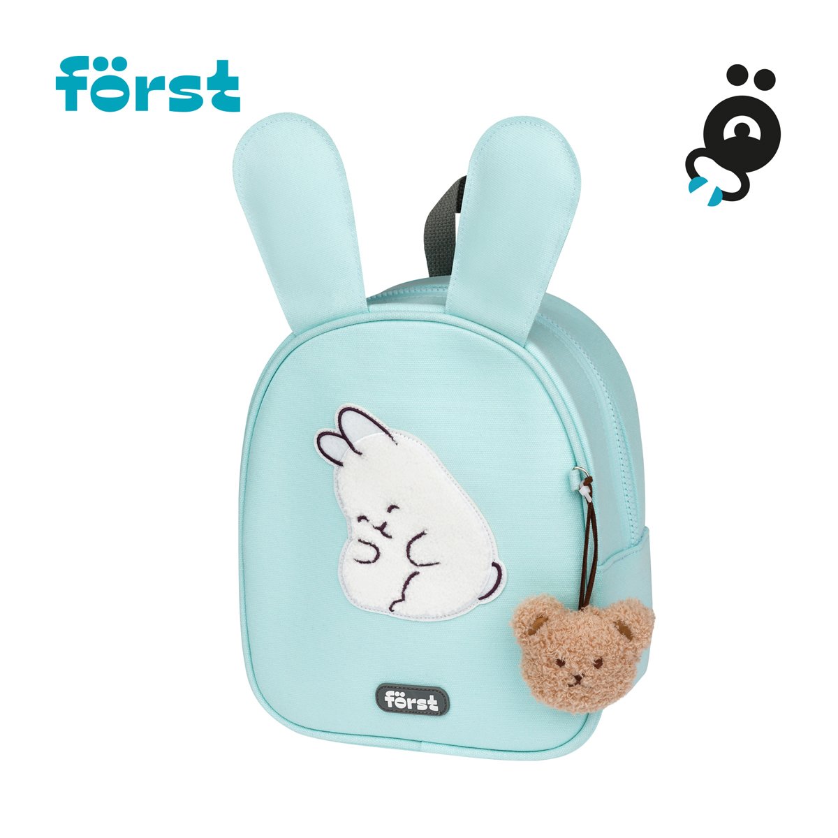Рюкзак Först F-Kids «Sweet bunny» 25×21×10см, 1 отделение, уплотненная спинка