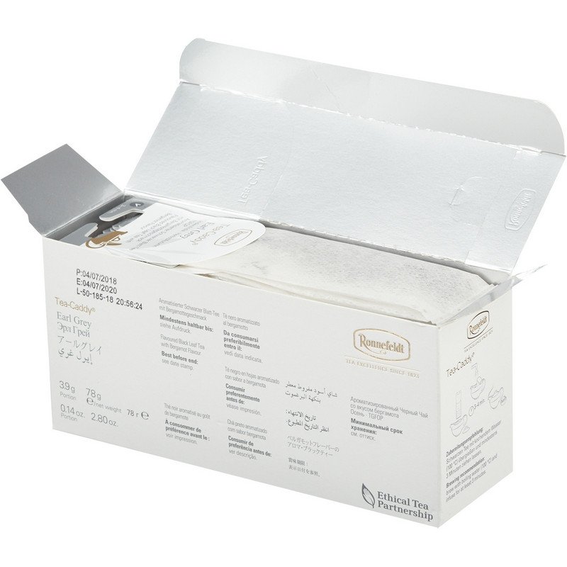 Чай Ronnefeldt Tea Caddy Earl Grey черный 20 пакетиков