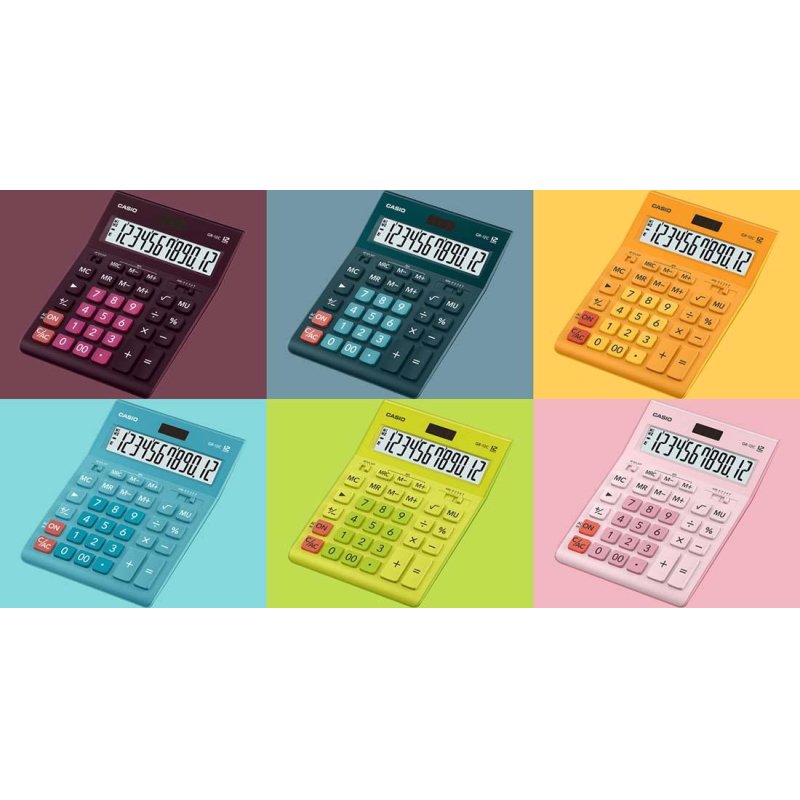 Калькулятор настольный Casio GR-12C-GN 12-разрядный салатовый