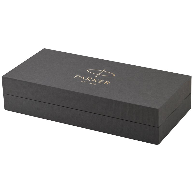 Ручка-роллер Parker «Sonnet Sand Blasted Metal&Red Lacquer» черная, 0.8мм, подар. уп. 