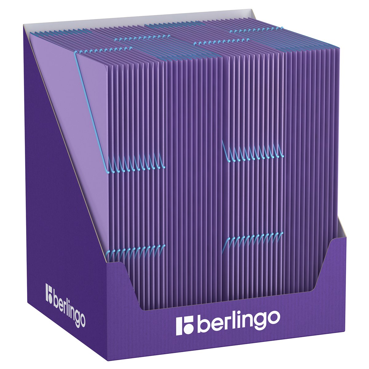 Папка на резинке Berlingo «Haze» А4, пластик, 600мкм, сиреневая, софт-тач